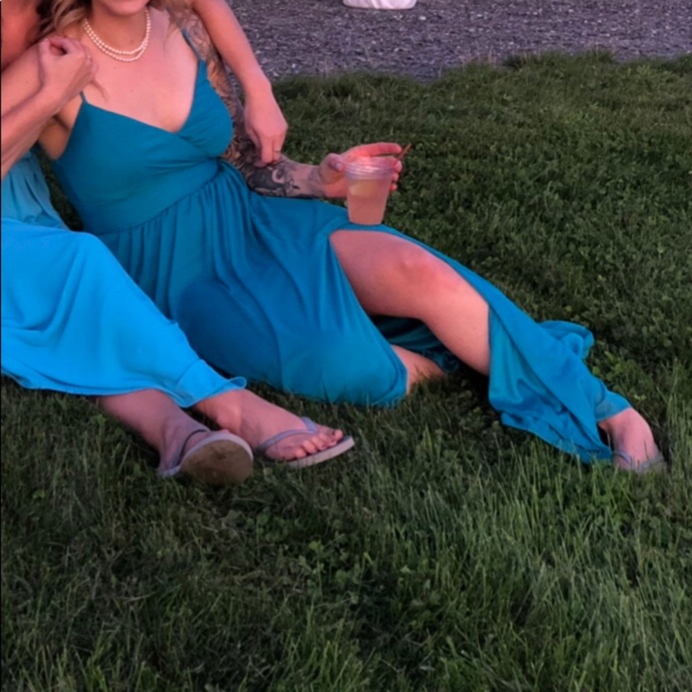 David’s bridal bridesmaids dress